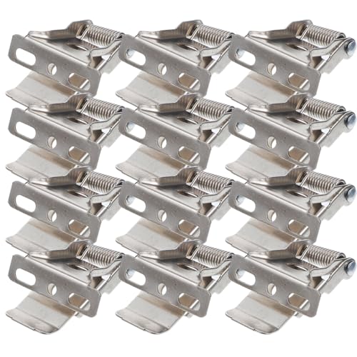 LOORGVEL 20 Stück Federklammern für Einbauleuchten aus Hochwertigem Stabile Halterung für Downlights Spotlights und Panellichter Einfache Montage für Deckenlampen Geeignet von LOORGVEL