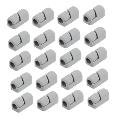 LOORGVEL 20 Stück Kabelklemmen aus Silikon Lochdurchmesser Selbstklebend Kabelclips für USB Ladekabel Stromkabel Maus Kabel PC Büro Kabelmanagement Organizer LOORGVEL 20 Stück Kabelklemmen aus Silikon Lochdurchmesser Selbstklebend Kabelclips für USB Ladekabel Stromkabel Maus Kabel PC Büro Kabelmanagement Organizer von LOORGVEL