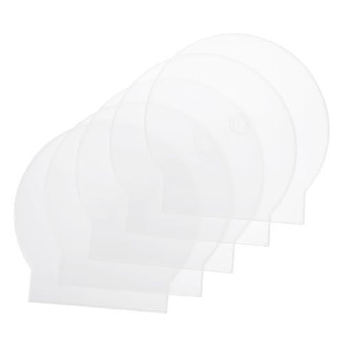 LOORGVEL 20 Stück Teiliges CD Aufbewahrungsbox aus Transparentem Kunststoff Praktischer Kompakter CD Behälter mit Robustem Design Leicht und Tragbar für Optische Datenträger zur von LOORGVEL