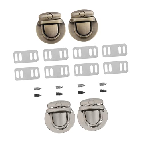 LOORGVEL 20 Stück Teiliges Metal Tuck Lock mit Schrauben Langlebiger Vintage Taschenverschluss für DIY Lederhandtaschen Schmuckkästen Holzkisten Praktische Metallverschlüsse von LOORGVEL