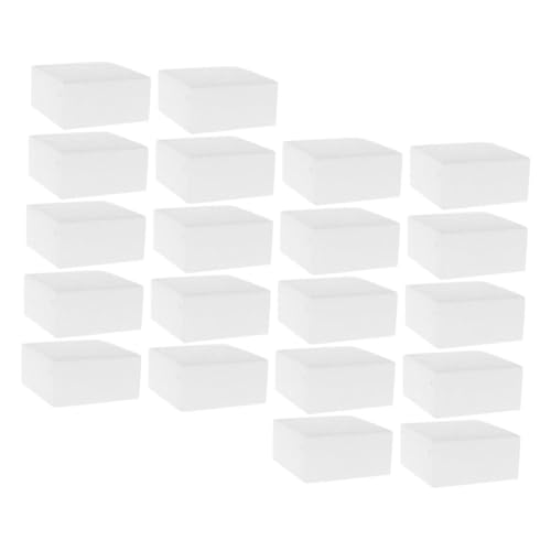LOORGVEL 20 Stück Teiliges Quadratische Weiße Schaumstoff Kuchen Dummies Stabile Bastelblöcke für Fondant Dekoration Anfänger Hochzeit Shower Geburtstag Party LOORGVEL 20 Stück Teiliges Quadratische Weiße Schaumstoff Kuchen Dummies Stabile Bastelblöcke für Fondant Dekoration Anfänger Hochzeit Shower Geburtstag Party von LOORGVEL