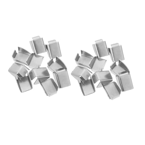 LOORGVEL 20 Stück Teiliges Regalhalter Metall Träger für Einlegeböden Dicke Dreiecksklammern Robuste Stützclips für Holz Spanplatte Metallregale Einfache Montage für Büro und Aktenmöbel von LOORGVEL
