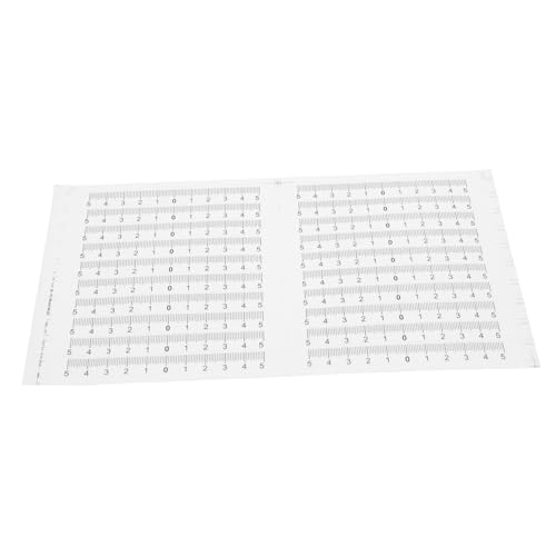 LOORGVEL 20 Stück Teiliges Selbstklebendes Flexibles Maßband mit Klarer Wasserfeste Maßstabsaufkleber für Präzise Messung Starke Haftung Vielseitige Anwendung von LOORGVEL