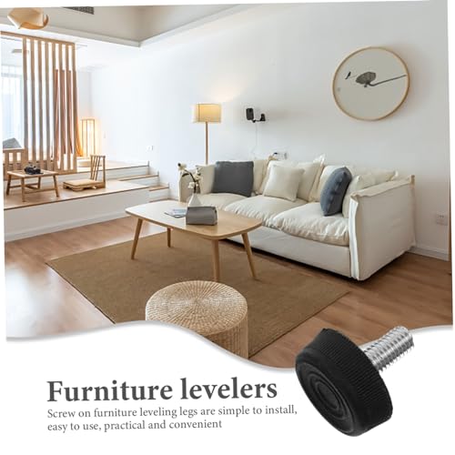 LOORGVEL 20 Stück Verstellbare Möbel Stellfüße Schraubfüße Höhenverstellbare Nivellierfüße für Tisch Stuhl Schrank Beine mit Runder Basis für Holzmöbel LOORGVEL 20 Stück Verstellbare Möbel Stellfüße Schraubfüße Höhenverstellbare Nivellierfüße für Tisch Stuhl Schrank Beine mit Runder Basis für Holzmöbel von LOORGVEL