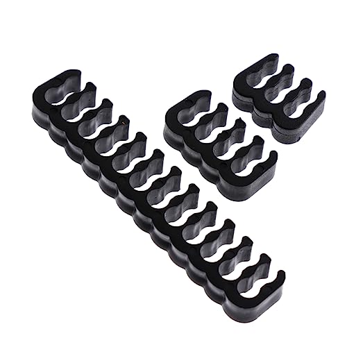 LOORGVEL 24 Stück Kabelorganizer für Pc Kabelkamm zur Kabelführung und Management Geeignet für Kabel Schwarz Robust und Installieren LOORGVEL 24 Stück Kabelorganizer für Pc Kabelkamm zur Kabelführung und Management Geeignet für Kabel Schwarz Robust und Installieren von LOORGVEL