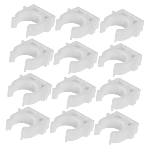 LOORGVEL 24 Stück Teiliges PVC Rohrschellen Weiß U Förmige Rohrhalter für Wasserrohre und Schläuche Langlebige Rohrbefestigung Einfache Montage Vielseitige Schlauchhalterung LOORGVEL 24 Stück Teiliges PVC Rohrschellen Weiß U Förmige Rohrhalter für Wasserrohre und Schläuche Langlebige Rohrbefestigung Einfache Montage Vielseitige Schlauchhalterung von LOORGVEL