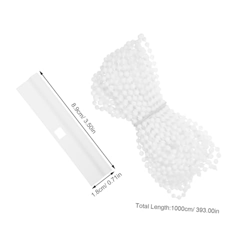 LOORGVEL 25 Stück Teiliges PVC Ersatzset für Vertikaljalousien mit Perlenkette Reparaturklammern und Aufhängern Zubehör für Fensterjalousien Einfach zu Montieren Langlebig und Leicht zu von LOORGVEL