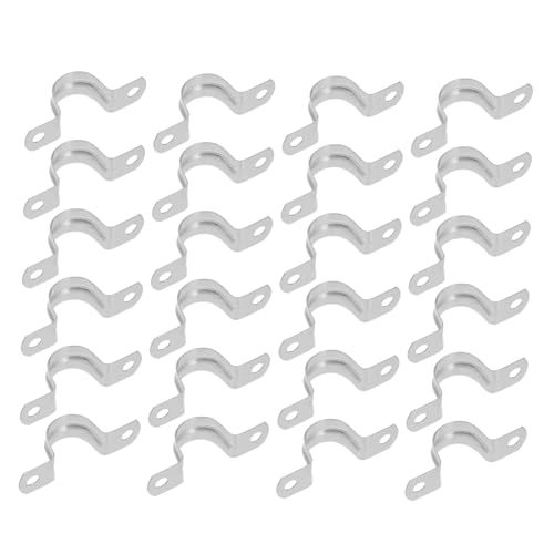 LOORGVEL 25 Stück Teiliges U Förmiges Rohrschellen Rostfrei Vielseitig für Kabel Rohre Leitungen Sicherer Halt Langlebig für Elektro und Leerrohrbefestigung LOORGVEL 25 Stück Teiliges U Förmiges Rohrschellen Rostfrei Vielseitig für Kabel Rohre Leitungen Sicherer Halt Langlebig für Elektro und Leerrohrbefestigung von LOORGVEL