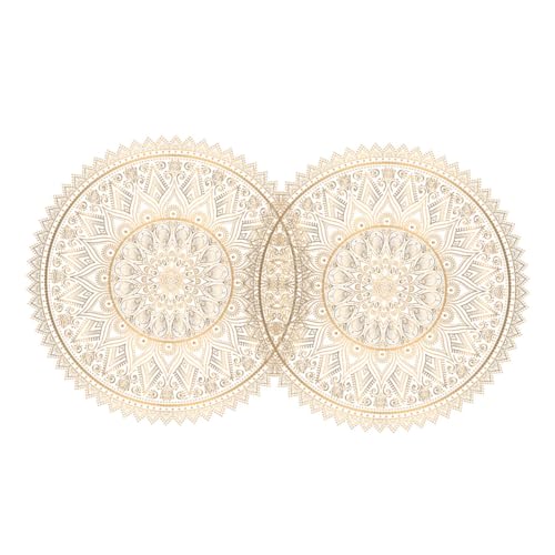 LOORGVEL 2Stücke Glatte Wiederverwendbare Wandaufkleber Selbstklebende Wanddekoration im Boho Hochwertige Wandschmuck Sticker für Wohnzimmer und Schlafzimmer Deko LOORGVEL 2Stücke Glatte Wiederverwendbare Wandaufkleber Selbstklebende Wanddekoration im Boho Hochwertige Wandschmuck Sticker für Wohnzimmer und Schlafzimmer Deko von LOORGVEL