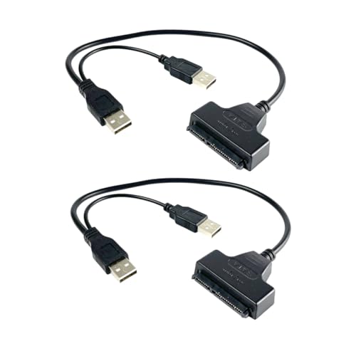 LOORGVEL 2Stücke USB zu Adapterkabel für Einfaches Antriebskabel für Stabile Datenübertragung Kompatibel mit Laptops Desktops Tablets LOORGVEL 2Stücke USB zu Adapterkabel für Einfaches Antriebskabel für Stabile Datenübertragung Kompatibel mit Laptops Desktops Tablets von LOORGVEL