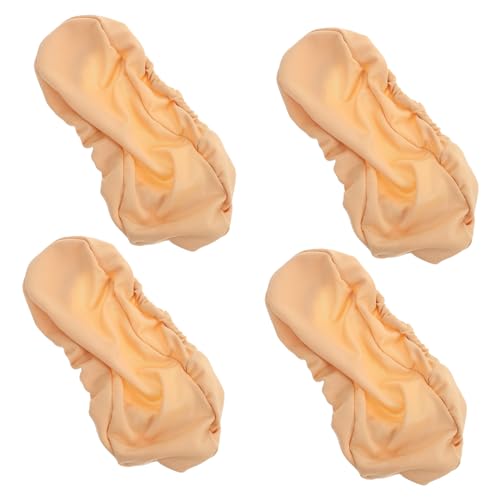 LOORGVEL 2paare Elastischer Armlehnenschutz Für Schreibtischstühle Waschbar Schonbezüge Weiche Stoffhüllen Armmanschetten Für Bürostühle Und Gaming-stühle Beige von LOORGVEL