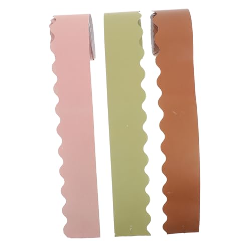LOORGVEL 3 Rollen Bunte Gewellte Bulletin Board Border Papierränder Praktische Tafeldekoration für Klassenzimmer Vielseitiges Dekorationspapier für Schwarze Tafeln und Pinnwände LOORGVEL 3 Rollen Bunte Gewellte Bulletin Board Border Papierränder Praktische Tafeldekoration für Klassenzimmer Vielseitiges Dekorationspapier für Schwarze Tafeln und Pinnwände von LOORGVEL
