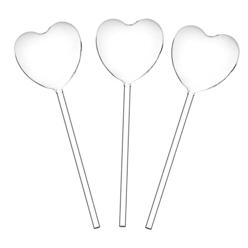 LOORGVEL 3 Stück Automatisches Bewässerungssystem Glas Wasserampullen für Topfpflanzen Selbstbewässernde Tropfbewässerungskugeln für Zimmer Gartenpflanzen Einfach Einzusetzen Längere von LOORGVEL