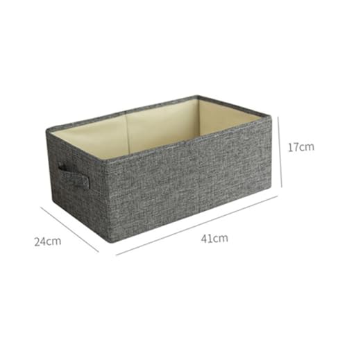LOORGVEL 3 Stück Faltbare Aufbewahrungskörbe Griffen Robuste Kleider aufbewahrungsboxen für Schrank und Regal Vielseitige Ordnungshelfer für Kleidung von LOORGVEL