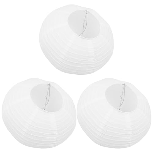 LOORGVEL 3 Stück Faltbare Papierlampions Dekorative Runde Lampenschirme für Hängende Lampen Vielseitig für Innen Außendeko Stabile und Transportfreundliche Partybeleuchtung LOORGVEL 3 Stück Faltbare Papierlampions Dekorative Runde Lampenschirme für Hängende Lampen Vielseitig für Innen Außendeko Stabile und Transportfreundliche Partybeleuchtung von LOORGVEL