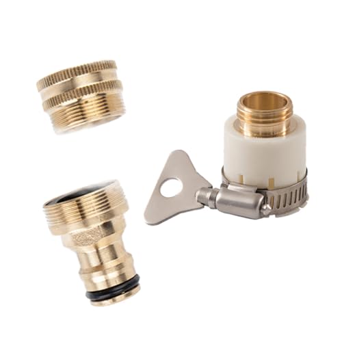 LOORGVEL 3 Stück Hochdruck Schnellkupplungs Set Teilig Robuster Wasseranschluss Adapter für Gartenschlauch Waschgerät und Wasserhahn Korrosionsbeständig Installieren Vielseitig Einsetzbar LOORGVEL 3 Stück Hochdruck Schnellkupplungs Set Teilig Robuster Wasseranschluss Adapter für Gartenschlauch Waschgerät und Wasserhahn Korrosionsbeständig Installieren Vielseitig Einsetzbar von LOORGVEL