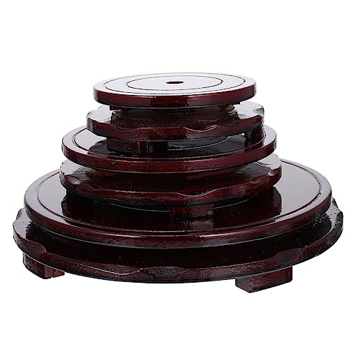 LOORGVEL 3 Stück Teiliges Drehbare Holzsockel Dekorative Vasen Blumentopf untersetzer Multifunktional für Home Office Wohnzimmer Desktop aufbewahrung LOORGVEL 3 Stück Teiliges Drehbare Holzsockel Dekorative Vasen Blumentopf untersetzer Multifunktional für Home Office Wohnzimmer Desktop aufbewahrung von LOORGVEL