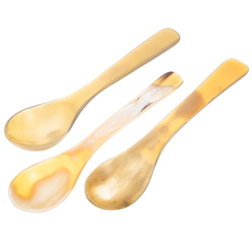 LOORGVEL 3 Stück Teiliges Natürliche Oxhorn Kaffeelöffel Einzigartige Rühr Mischlöffel für Kaffee Tee Desserts als Geschenk Praktische Kleine Löffel in Zwei Farben Zufällige Farbe LOORGVEL 3 Stück Teiliges Natürliche Oxhorn Kaffeelöffel Einzigartige Rühr Mischlöffel für Kaffee Tee Desserts als Geschenk Praktische Kleine Löffel in Zwei Farben Zufällige Farbe von LOORGVEL