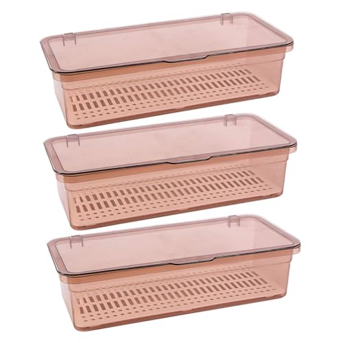 LOORGVEL 3 Stück Utensilien organizer mit Deckel Verlängerter Besteckaufbewahrungsbehälter aus Klarem Kunststoff Küchen besteckabtropfer für Essstäbchen und Messer Vielseitiger LOORGVEL 3 Stück Utensilien organizer mit Deckel Verlängerter Besteckaufbewahrungsbehälter aus Klarem Kunststoff Küchen besteckabtropfer für Essstäbchen und Messer Vielseitiger von LOORGVEL