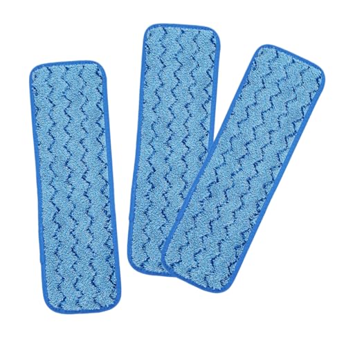 LOORGVEL 3 Stück Wiederverwendbare Mikrofaser Mop Pads Waschbare Mop Bezug für Effiziente Bodenreinigung Fliesen und Geeignet für Hartböden LOORGVEL 3 Stück Wiederverwendbare Mikrofaser Mop Pads Waschbare Mop Bezug für Effiziente Bodenreinigung Fliesen und Geeignet für Hartböden von LOORGVEL