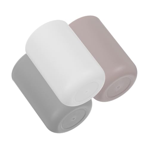 LOORGVEL 3 Stück Zahnbürstenbecher aus Wiederverwendbare Bruchsichere Mundspülbecher in Weiß und Braun Platzsparend und Vielseitig für Bad und Küche LOORGVEL 3 Stück Zahnbürstenbecher aus Wiederverwendbare Bruchsichere Mundspülbecher in Weiß und Braun Platzsparend und Vielseitig für Bad und Küche von LOORGVEL