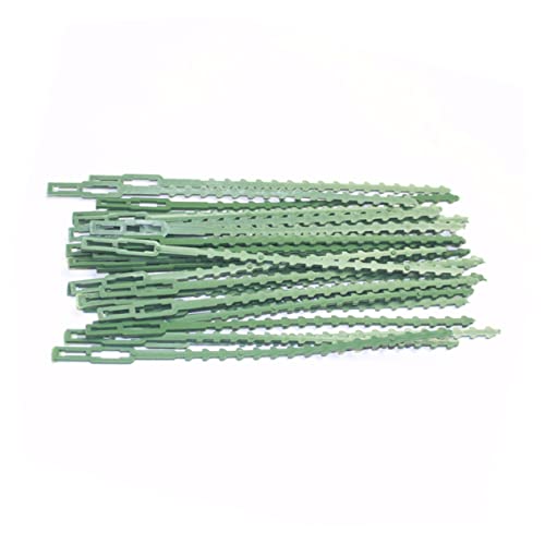 LOORGVEL 30 Stück Selbstsperrende Nylon Kabelbinder Grün Lange Robuste Drahtbinder für Garten und Heimgebrauch von Kabeln und Drähten von LOORGVEL