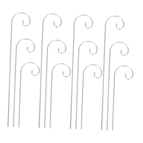 LOORGVEL 30 Stück Teiliges Gartenstecker Metall Robuste Außendeko Haken für Pflanzen Vogelhäuser Laternen Vielseitige Pflanzhalter Einfach zu Montieren Design für Garten und Terrasse von LOORGVEL