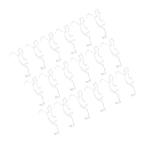 LOORGVEL 30 Stück Teiliges Transparentes Kunststoff Clips für Vorhangblenden Versteckte Halterungen für Horizontale Jalousien Installieren Vielseitig Verwendbar für Fensterdekoration zu von LOORGVEL