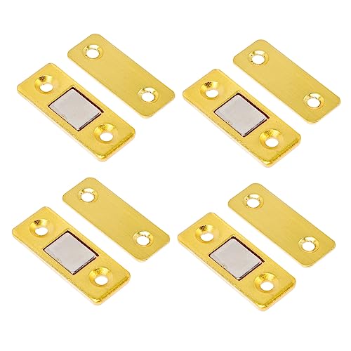 LOORGVEL 4 Paare Ultra Dünne Magnetische Türschließer Selbstklebende Schrankmagnete für Schranktüren Kleiderschränke Badezimmer Schlafzimmer Einfache Installation LOORGVEL 4 Paare Ultra Dünne Magnetische Türschließer Selbstklebende Schrankmagnete für Schranktüren Kleiderschränke Badezimmer Schlafzimmer Einfache Installation von LOORGVEL