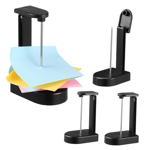 LOORGVEL 4 Quittungshalter Schreibtisch Inhaber Des Takeout Order Rechnungsspitze Ticketstecher Für Restaurant Ticketinhaber Ticket-stub-aufkleber Quittungsspitzen Schwarz von LOORGVEL