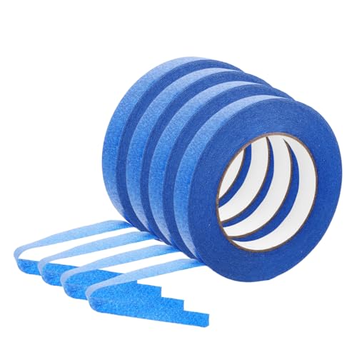 LOORGVEL 4 Rollen Klebeband für Malerarbeiten Ablösbares Malerkrepp Stark Haftend für Auto Lackierungen Diy Projekte Hitzebeständig Vielseitig Einsetzbar LOORGVEL 4 Rollen Klebeband für Malerarbeiten Ablösbares Malerkrepp Stark Haftend für Auto Lackierungen Diy Projekte Hitzebeständig Vielseitig Einsetzbar von LOORGVEL