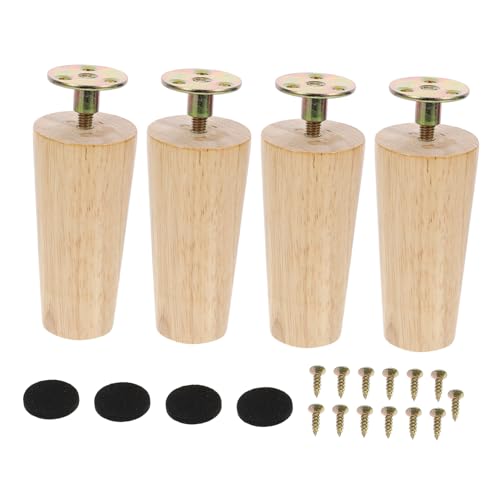 LOORGVEL 4 Sätze Holz Möbelbeine Tapered Table Legs für Sofas Tische Schränke Naturholz Handpoliert Langlebig Vielseitig Einsetzbar LOORGVEL 4 Sätze Holz Möbelbeine Tapered Table Legs für Sofas Tische Schränke Naturholz Handpoliert Langlebig Vielseitig Einsetzbar von LOORGVEL