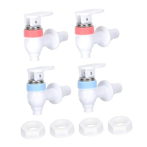 LOORGVEL 4 Sätze Wasserfilter Wasserhahn Ersatzset für Heiße und Wasseranschlüsse Mit Dichtung gegen Auslaufen für Wasserspender und Bürogebrauch von LOORGVEL