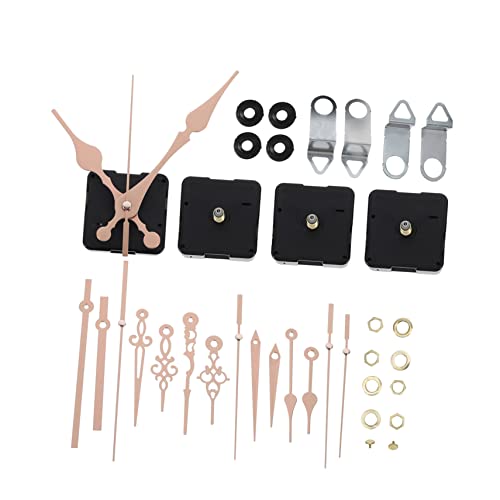 LOORGVEL 4 Sets Uhrwerk Große Digitale Wanduhr Goldene Uhrzeiger Moderne Große Uhrzeiger Uhren Für Die Inneneinrichtung Uhrwerk Kit Große Hübsche Uhrzeiger Teile Zum Selbermachen von LOORGVEL
