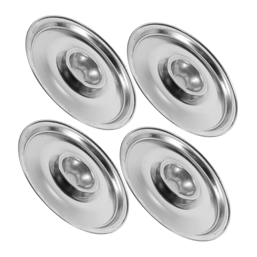 LOORGVEL 4 Stück Edelstahl Gewürztopfdeckel Teilig Spritzfest Wiederverwendbar Geeignet für Mini Töpfe und Schalen Robust und Vielseitig für Sauberes Kochen Zuhause LOORGVEL 4 Stück Edelstahl Gewürztopfdeckel Teilig Spritzfest Wiederverwendbar Geeignet für Mini Töpfe und Schalen Robust und Vielseitig für Sauberes Kochen Zuhause von LOORGVEL
