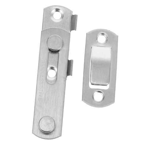 LOORGVEL 4 Stück Edelstahl Türriegel Flip Schiebetürschloss mit Diebstahlschutz für Scheune Garten Bad Outdoor Garage Fenster LOORGVEL 4 Stück Edelstahl Türriegel Flip Schiebetürschloss mit Diebstahlschutz für Scheune Garten Bad Outdoor Garage Fenster von LOORGVEL