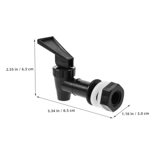 LOORGVEL 4 Stück Ersatz wasserspenderhahn für Glasflaschen Auslaufsicherer Mehrzweck bucket spigot Einfach zu Reinigen und Schnell Austauschbar Kompatibel mit Getränkespendern und von LOORGVEL