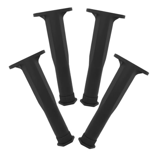 LOORGVEL 4 Stück Höhenverstellbare Bettstützbeine Robuste Möbelbeine für Bettgestelle Verstellbare Füße Langlebigem Material Stabil und Vielseitig Einsetzbar von LOORGVEL