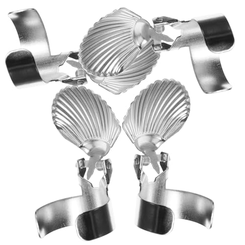 LOORGVEL 4 Stück Kerzenlöscher aus Metall Muschel Design Sicherer Dochtlöscher zum Schnellen Rauchfreien Löschen von Kerzenflammen Aromatherapie zubehör für Haushalt und LOORGVEL 4 Stück Kerzenlöscher aus Metall Muschel Design Sicherer Dochtlöscher zum Schnellen Rauchfreien Löschen von Kerzenflammen Aromatherapie zubehör für Haushalt und von LOORGVEL