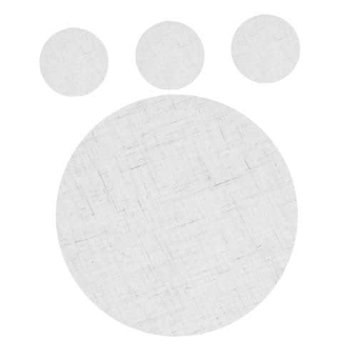 LOORGVEL 4 Stück LED Lichtdiffusor Blendfreier Runder Lampenschirm diffusor Weicher Sanfte Beleuchtungsschutz für Deckenleuchte Augenschutz für Junge Mädchen Einfache Reinigung von LOORGVEL