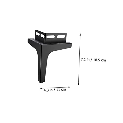 LOORGVEL 4 Stück Möbelfüße Dreizackig Schwarz Robuste Möbelbeine für Sofa Schrank Bett Feuchtigkeitsbeständig Rostfrei Einfacher Einbau für Langlebigen Möbelschutz LOORGVEL 4 Stück Möbelfüße Dreizackig Schwarz Robuste Möbelbeine für Sofa Schrank Bett Feuchtigkeitsbeständig Rostfrei Einfacher Einbau für Langlebigen Möbelschutz von LOORGVEL