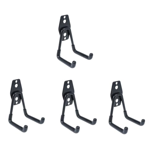LOORGVEL 4 Stück Schwarze Metallhaken Wandhaken für Garage und Lager Robuste Wandmontage mit Hoher Tragkraft Korrosionsbeständig Vielseitige Aufbewahrungslösung für Werkzeuge und LOORGVEL 4 Stück Schwarze Metallhaken Wandhaken für Garage und Lager Robuste Wandmontage mit Hoher Tragkraft Korrosionsbeständig Vielseitige Aufbewahrungslösung für Werkzeuge und von LOORGVEL