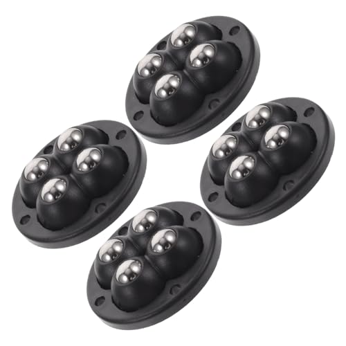 LOORGVEL 4 Stück Selbstklebende Möbelrollen Drehbar Schwarze Kugelrollen für Aufbewahrungsboxen Leichtgängige Transportrollen ohne Bohren für Möbel und Lagerbehälter LOORGVEL 4 Stück Selbstklebende Möbelrollen Drehbar Schwarze Kugelrollen für Aufbewahrungsboxen Leichtgängige Transportrollen ohne Bohren für Möbel und Lagerbehälter von LOORGVEL