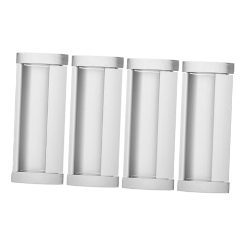 LOORGVEL 4 Stück Teiliges Eingelassene Unsichtbare Schiebetürgriffe aus Aluminiumlegierung Ergonomisch Geformt für Komfortablen Griff Platzsparend und Minimalistisch für Schlafzimmer und von LOORGVEL