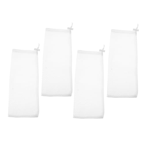 LOORGVEL 4 Stück Teiliges Hängende Vogelfuttersocken aus Weißem Polyester-hexagonalnetz Langlebiger Futtersack für Gartenvögel Wildvögel Fütterungswerkzeug Geeignet für Finken und LOORGVEL 4 Stück Teiliges Hängende Vogelfuttersocken aus Weißem Polyester-hexagonalnetz Langlebiger Futtersack für Gartenvögel Wildvögel Fütterungswerkzeug Geeignet für Finken und von LOORGVEL