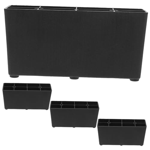 LOORGVEL 4 Stück Teiliges Möbelbein Kunststoff Hohe Robuste Stütze für Sofa Bett Stuhl und Tisch rutschfeste Erhöhung für Möbel Geeignet als Ersatzteil für Gartenmöbel und Haushaltgeräte von LOORGVEL