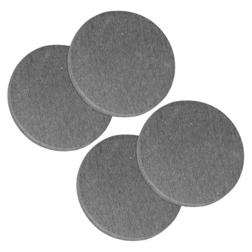LOORGVEL 4 Stück Teiliges Pflanzuntersetzer Diatomeenerde Wasserabsorbierend rutschfest Strapazierfähig Passend für Blumentöpfe Schützt Oberflächen vor Wasserschäden Tiefgrau von LOORGVEL