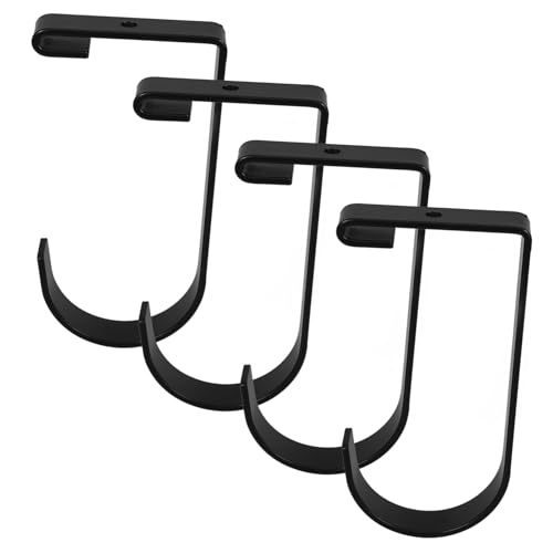 LOORGVEL 4 Stück Teiliges Schwerlast wand Deckenhaken für Garage Flache Fahrrad aufhängung Platzsparende Aufbewahrung Schwarz Einfach zu Montieren Geeignet für Werkstatt Küche Bad und LOORGVEL 4 Stück Teiliges Schwerlast wand Deckenhaken für Garage Flache Fahrrad aufhängung Platzsparende Aufbewahrung Schwarz Einfach zu Montieren Geeignet für Werkstatt Küche Bad und von LOORGVEL