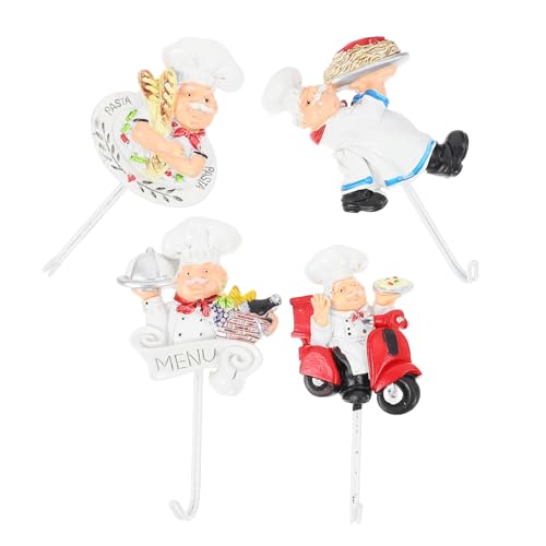 LOORGVEL 4 Stück Teiliges Selbstklebendes Küchenhaken aus Resin Lustige Cartoon Designs ohne Bohren Vielseitig Einsetzbar für Geschirrtücher Hängekörbe Weiße Wandhaken Einfache Montage LOORGVEL 4 Stück Teiliges Selbstklebendes Küchenhaken aus Resin Lustige Cartoon Designs ohne Bohren Vielseitig Einsetzbar für Geschirrtücher Hängekörbe Weiße Wandhaken Einfache Montage von LOORGVEL