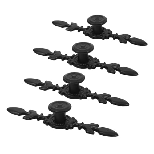 LOORGVEL 4 Stück Teiliges Set Vintage Aluminiumlegierung Küchengriffe Stabile Einloch Möbelgriffe Einfache Montage Vielseitig Einsetzbar für Schränke Schubladen Kommoden und Kleiderschränke LOORGVEL 4 Stück Teiliges Set Vintage Aluminiumlegierung Küchengriffe Stabile Einloch Möbelgriffe Einfache Montage Vielseitig Einsetzbar für Schränke Schubladen Kommoden und Kleiderschränke von LOORGVEL